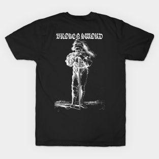Broken Sword - Black Medieval Noise T-Shirt